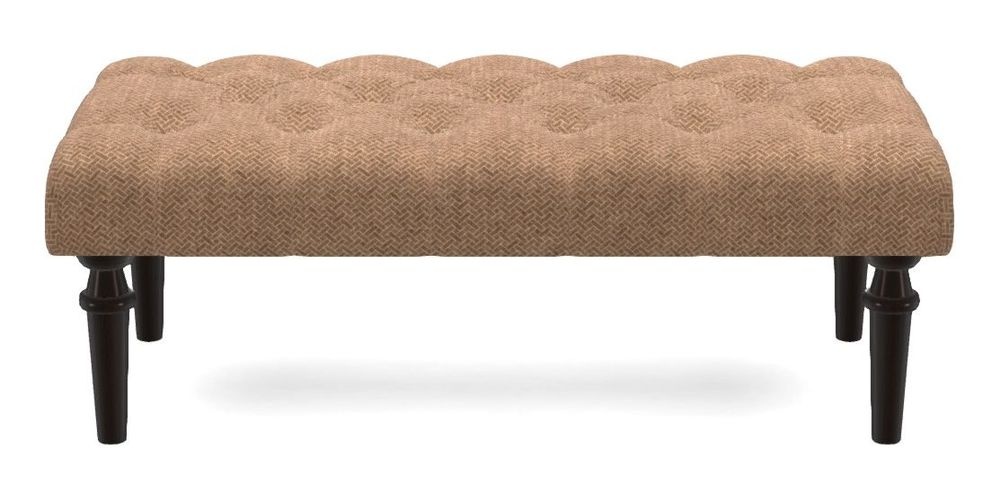 Small Buttoned Footstool