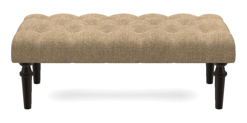 Small Buttoned Footstool