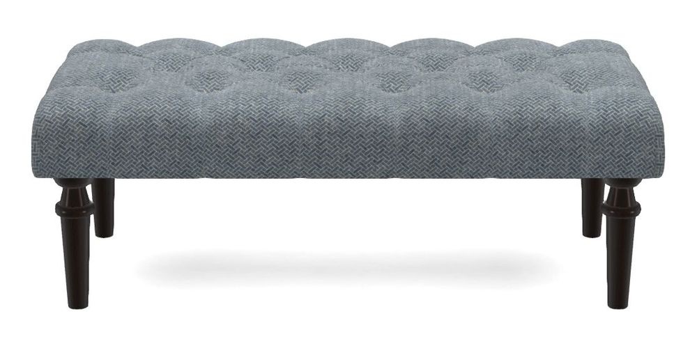 Small Buttoned Footstool