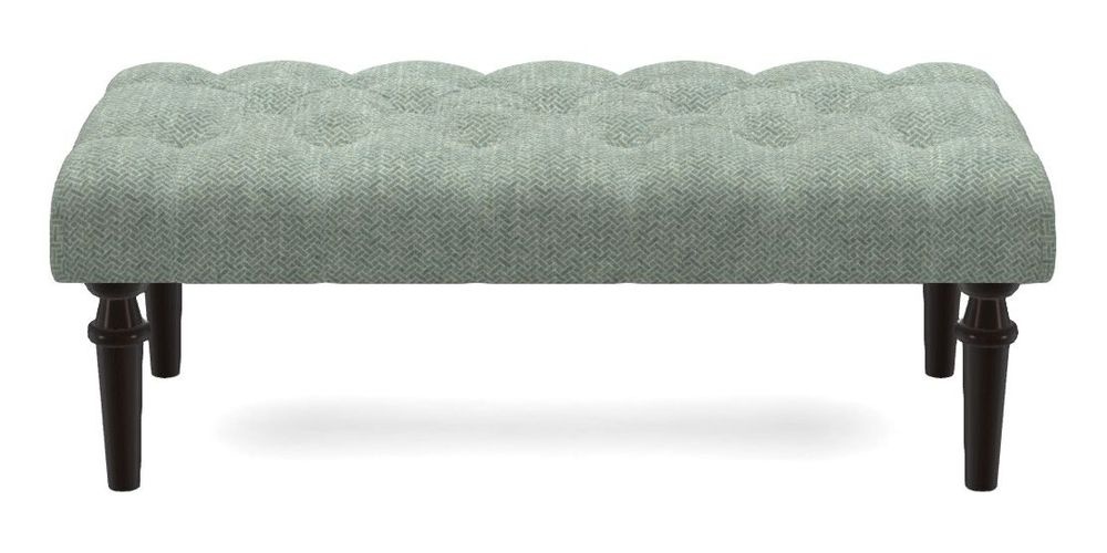 Small Buttoned Footstool