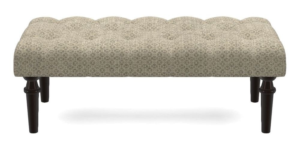 Small Buttoned Footstool