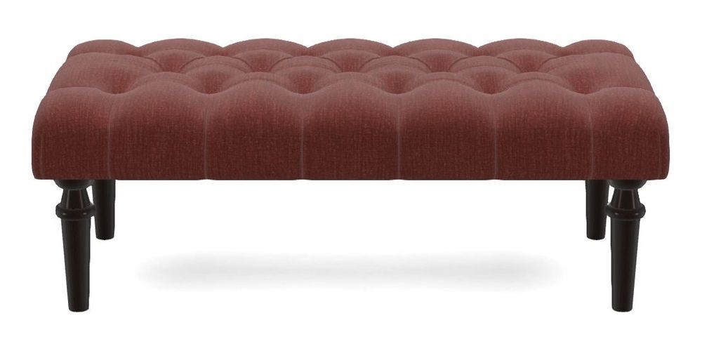 Small Buttoned Footstool