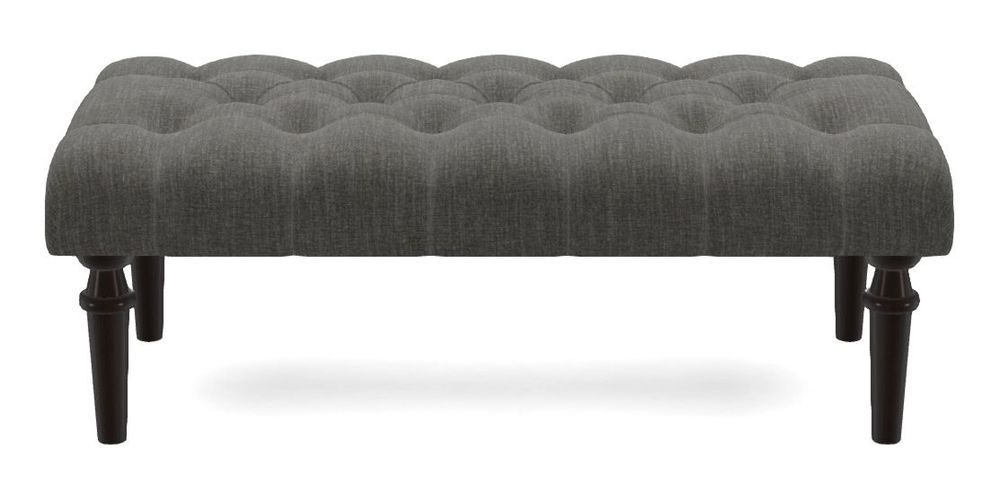 Small Buttoned Footstool