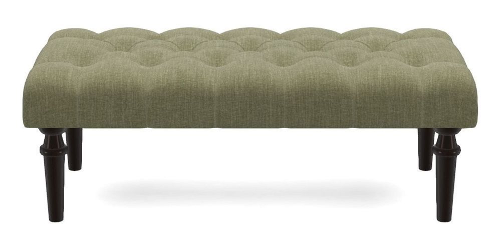 Small Buttoned Footstool