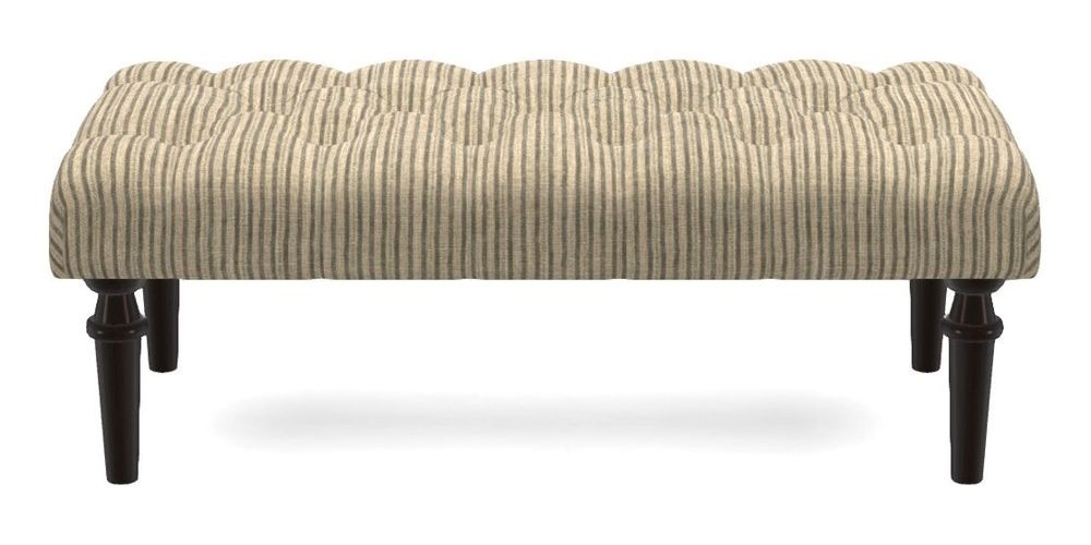 Small Buttoned Footstool