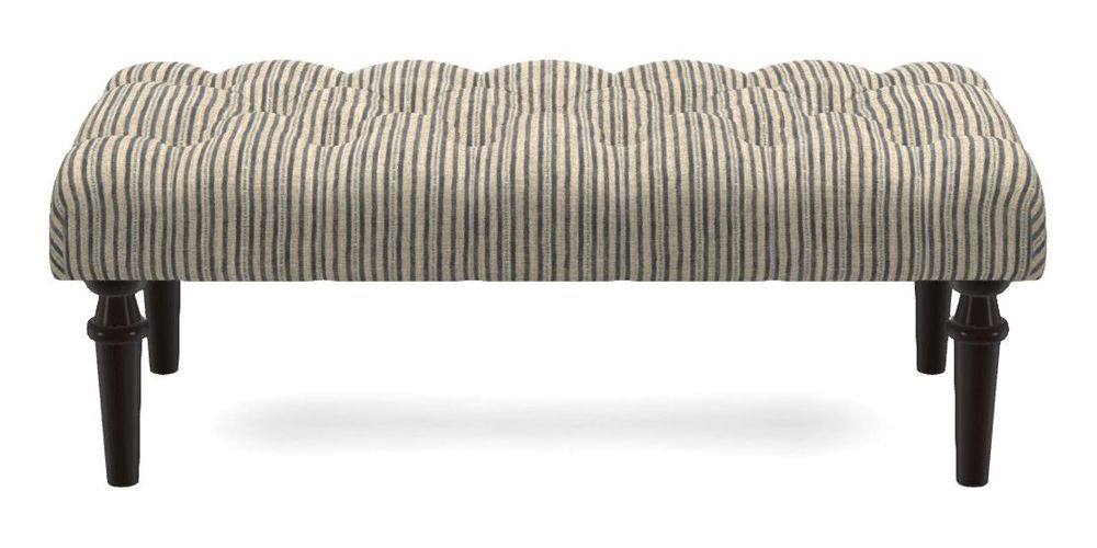 Small Buttoned Footstool