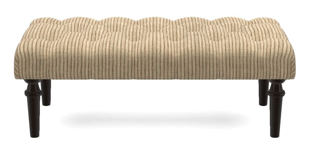 Small Buttoned Footstool