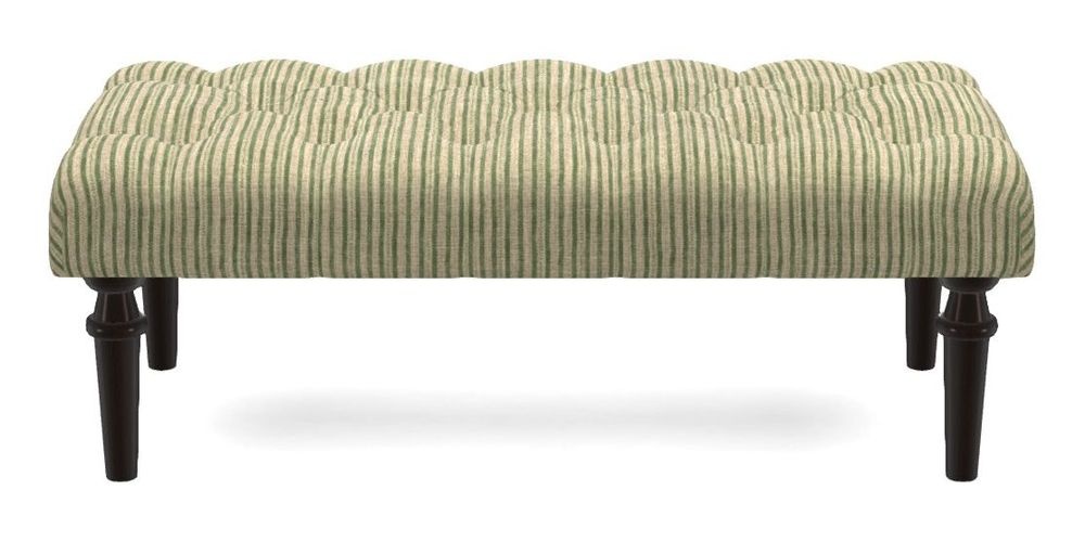 Small Buttoned Footstool