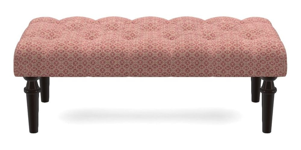 Small Buttoned Footstool