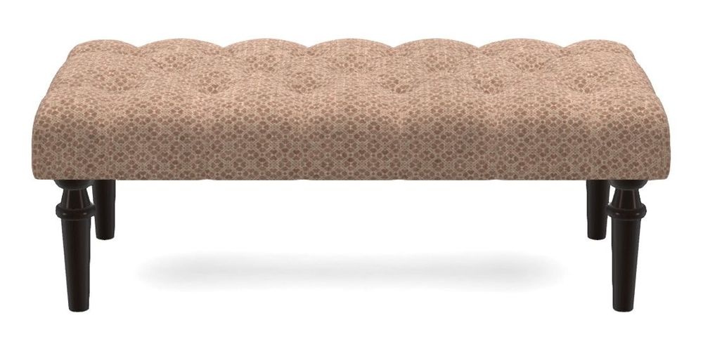 Small Buttoned Footstool