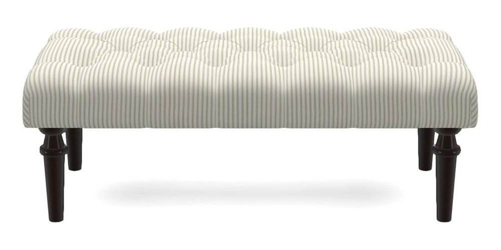 Small Buttoned Footstool