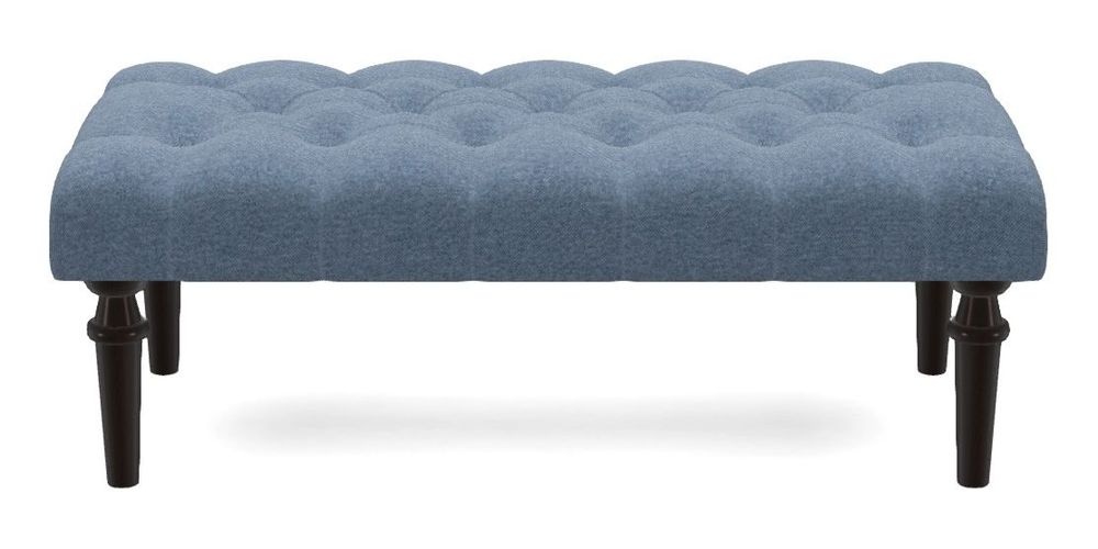 Small Buttoned Footstool