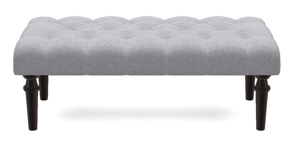 Small Buttoned Footstool