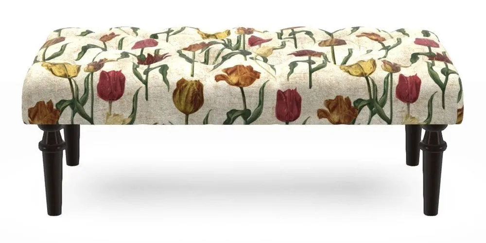 Bespoke Small Buttoned Footstools