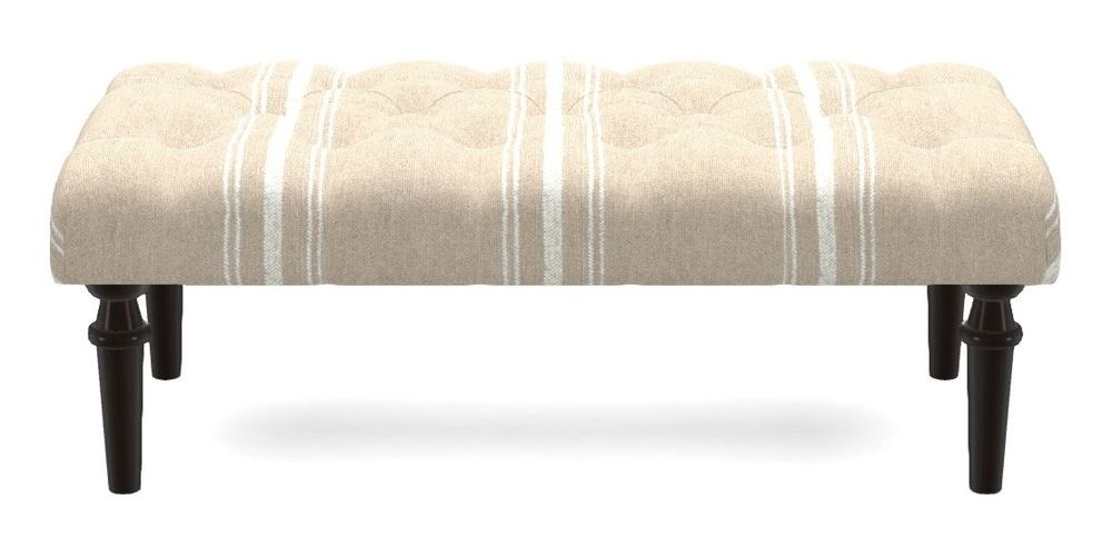 Small Buttoned Footstool