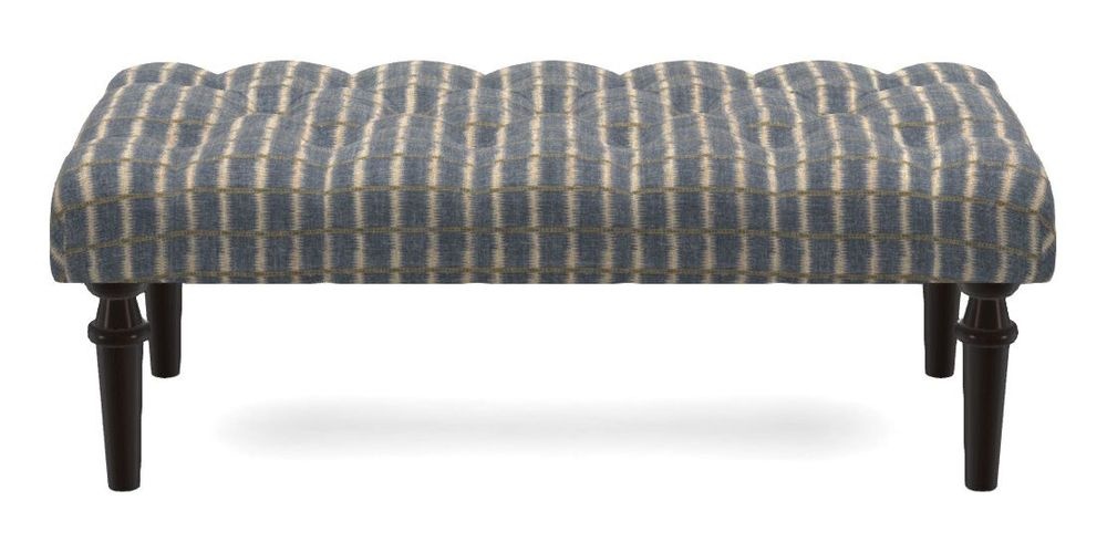 Small Buttoned Footstool