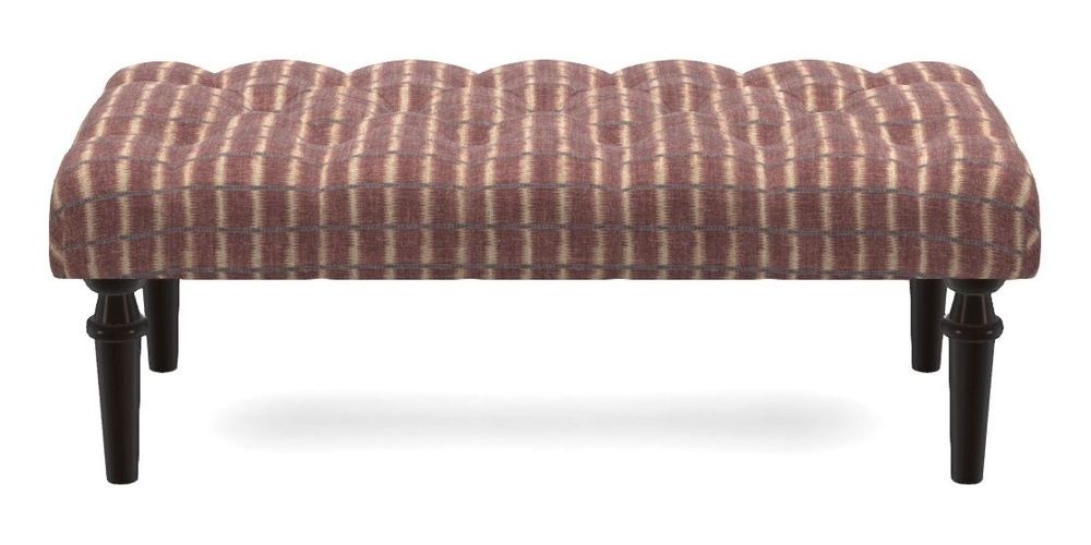 Small Buttoned Footstool