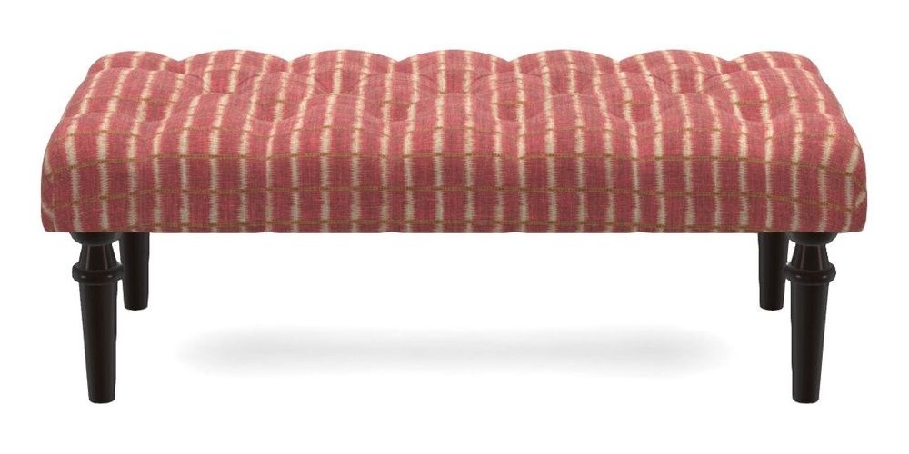 Small Buttoned Footstool