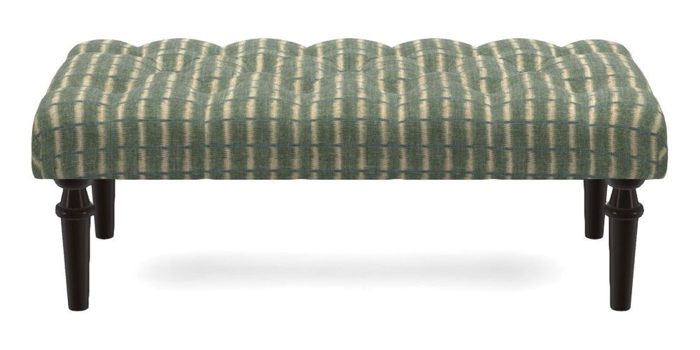 Small Buttoned Footstool