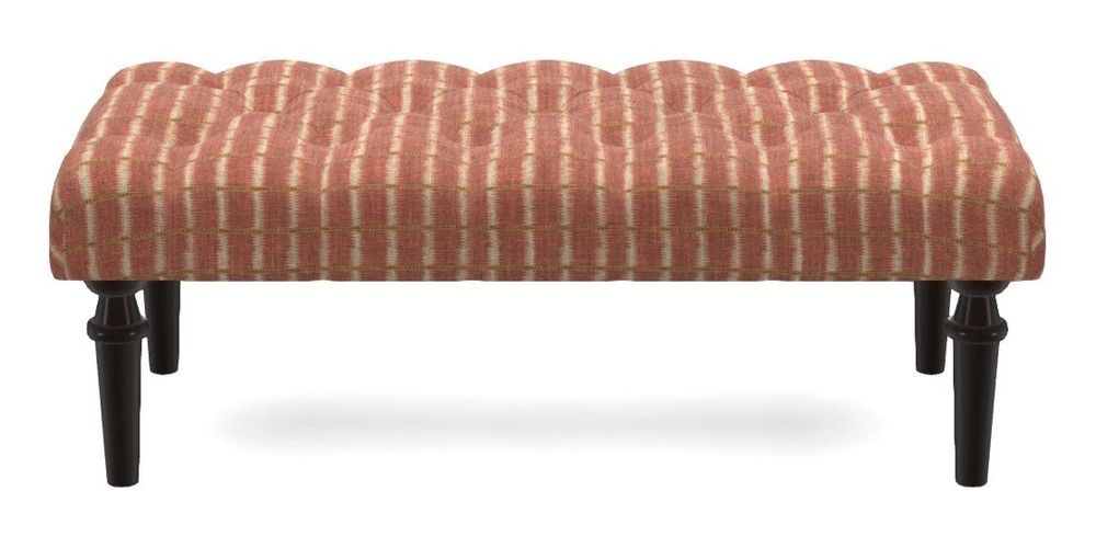 Small Buttoned Footstool