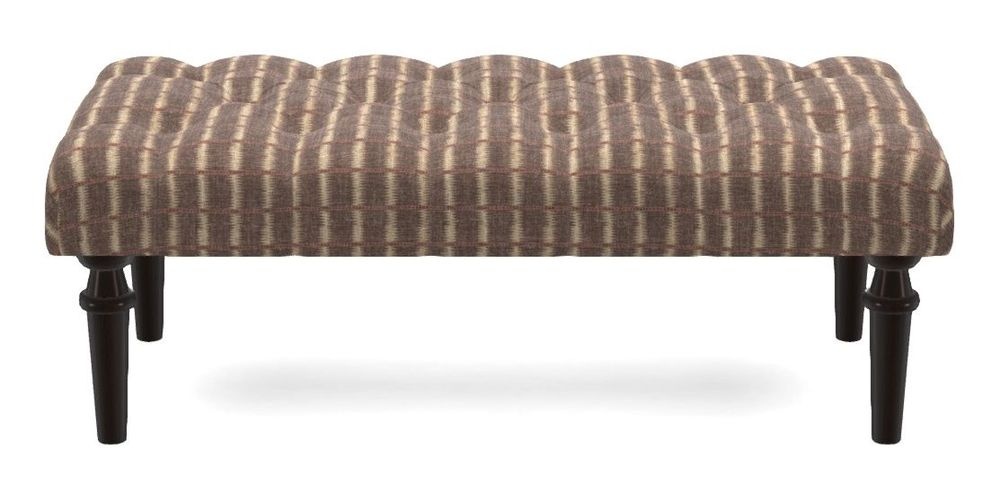 Small Buttoned Footstool