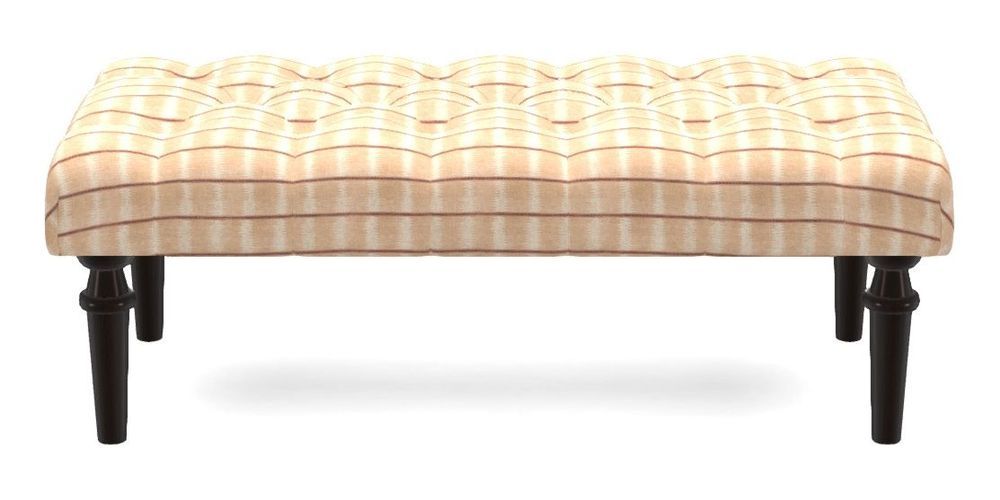 Small Buttoned Footstool