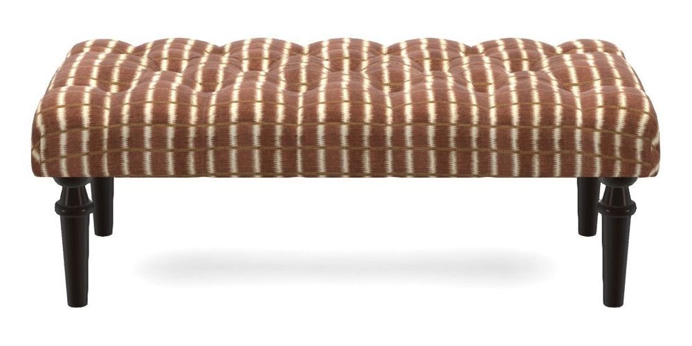 Small Buttoned Footstool