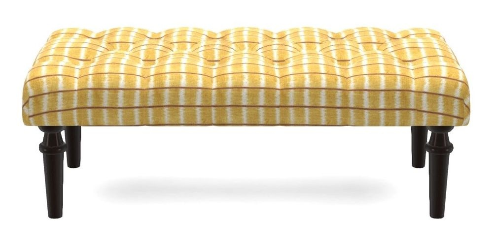 Small Buttoned Footstool