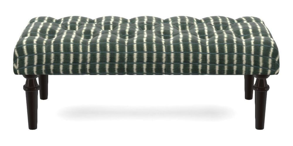 Small Buttoned Footstool