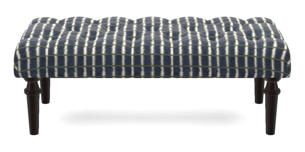 Small Buttoned Footstool