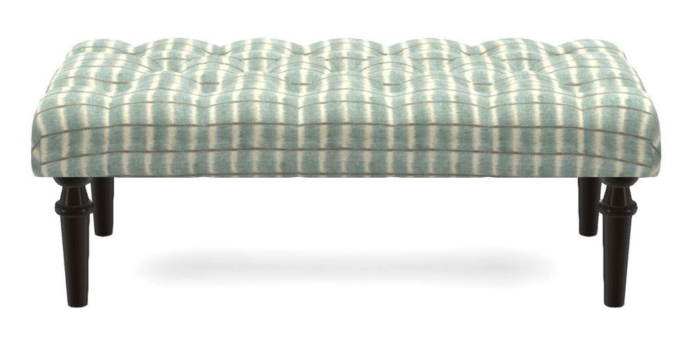 Small Buttoned Footstool