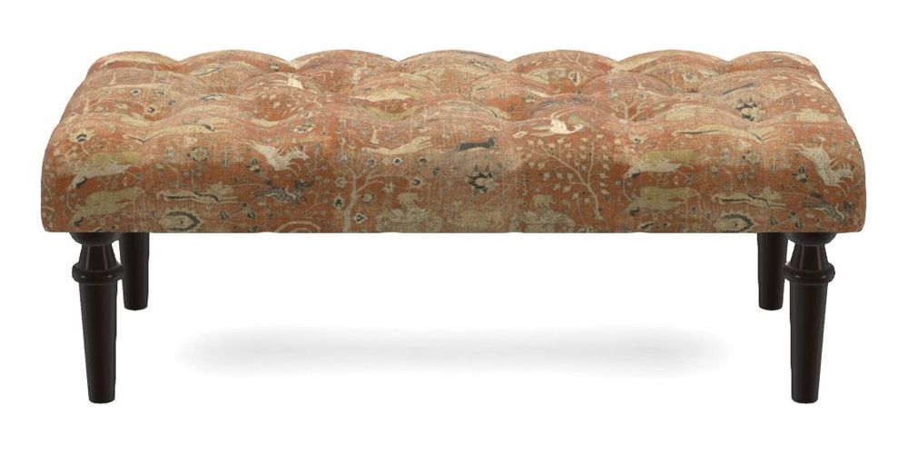 Small Buttoned Footstool