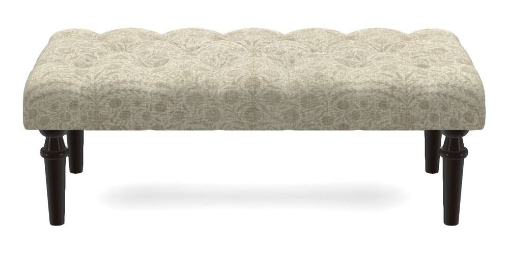 Small Buttoned Footstool