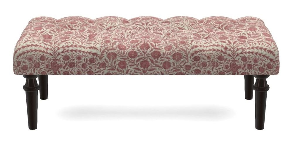 Small Buttoned Footstool