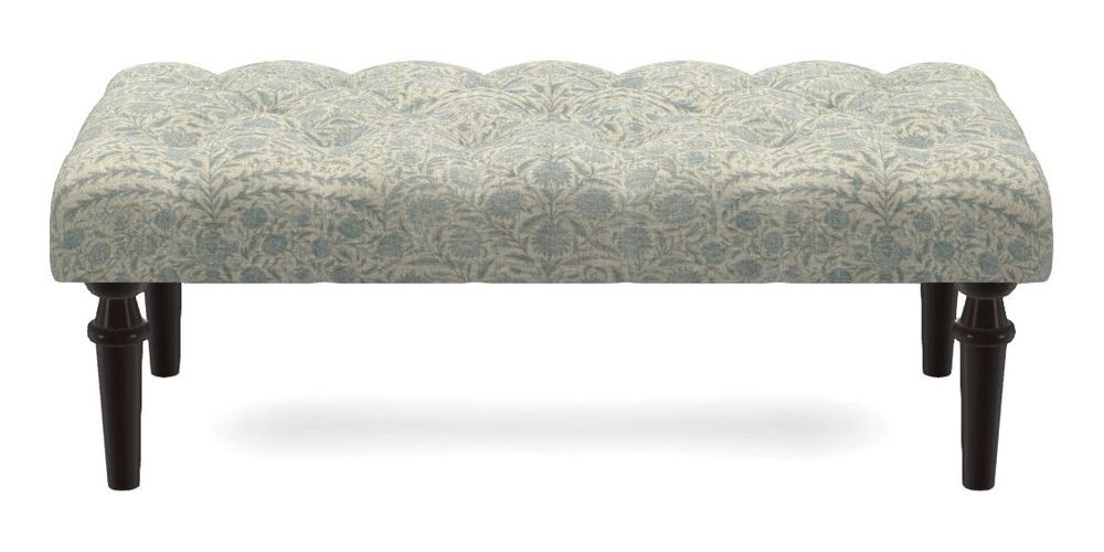 Small Buttoned Footstool