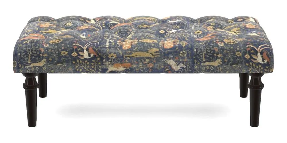 Bespoke Small Buttoned Footstools