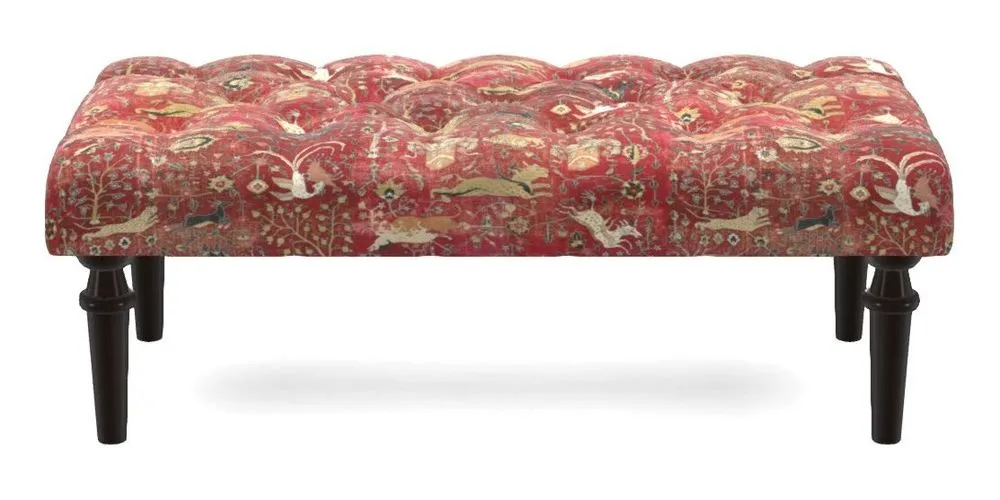 Bespoke Small Buttoned Footstools