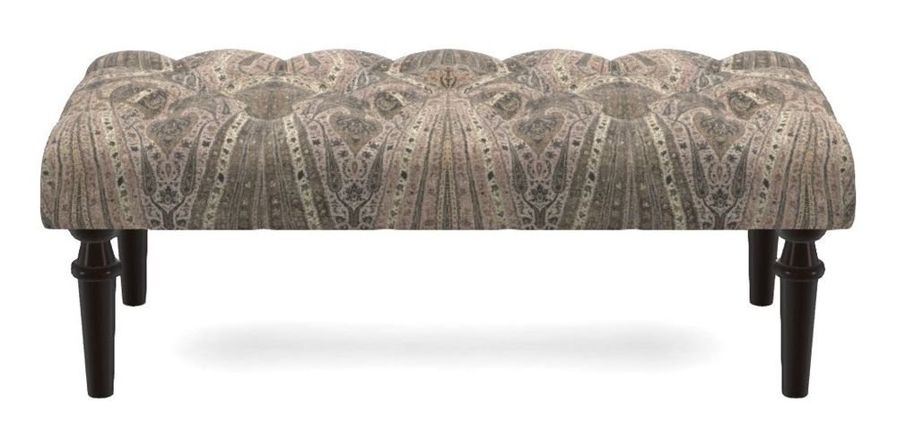 Small Buttoned Footstool