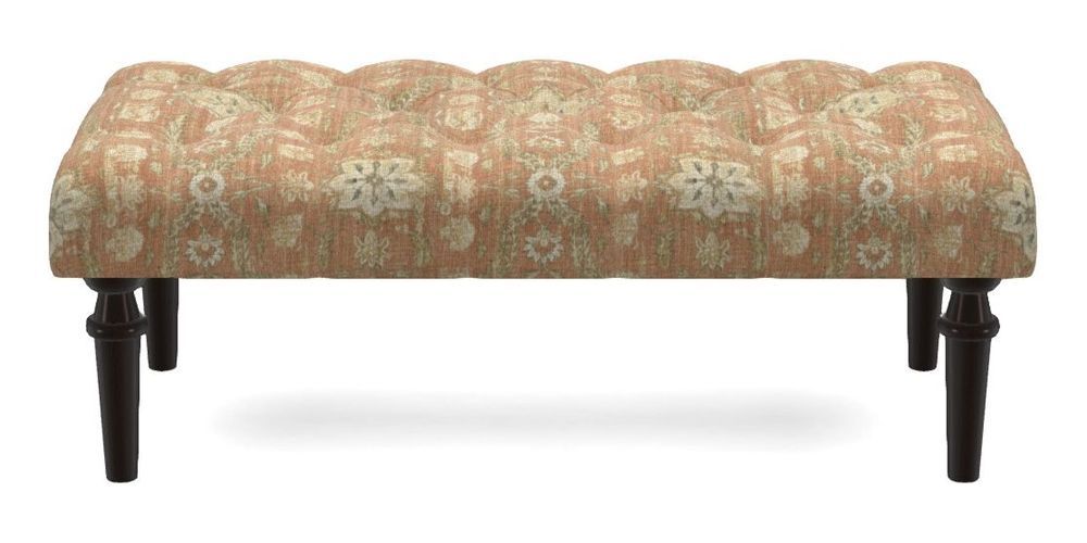 Small Buttoned Footstool