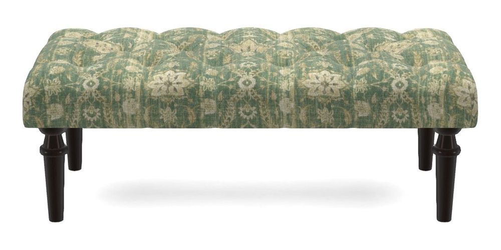 Small Buttoned Footstool