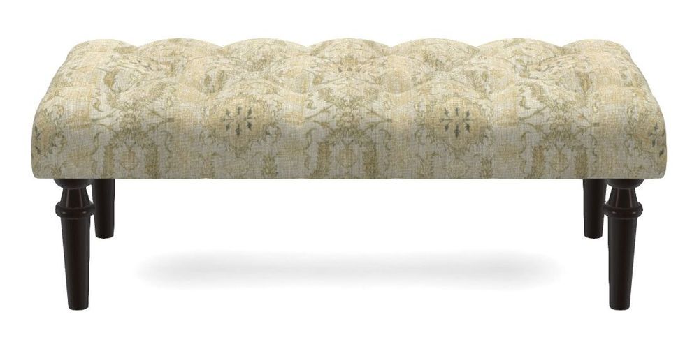 Small Buttoned Footstool