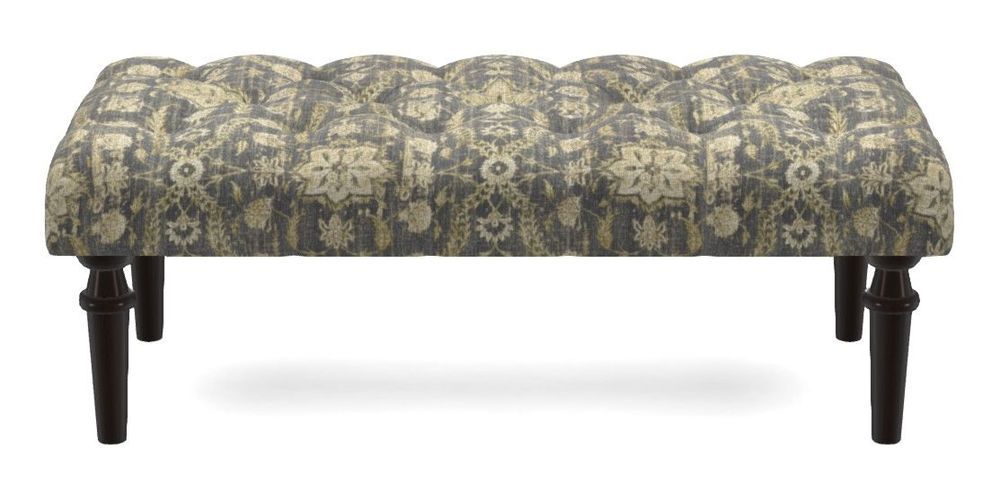 Small Buttoned Footstool