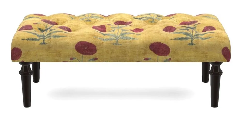 Bespoke Small Buttoned Footstools