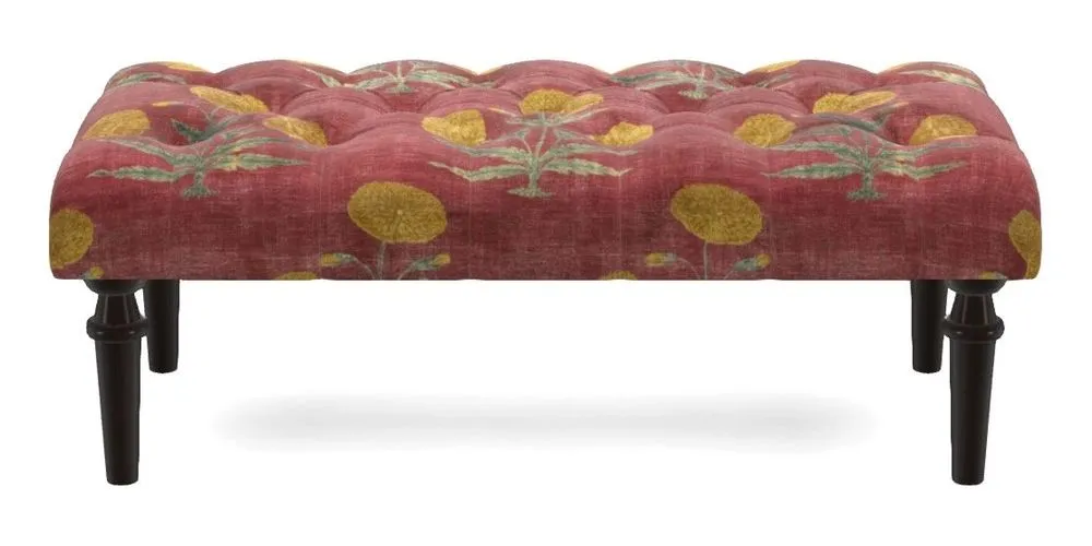 Bespoke Small Buttoned Footstools