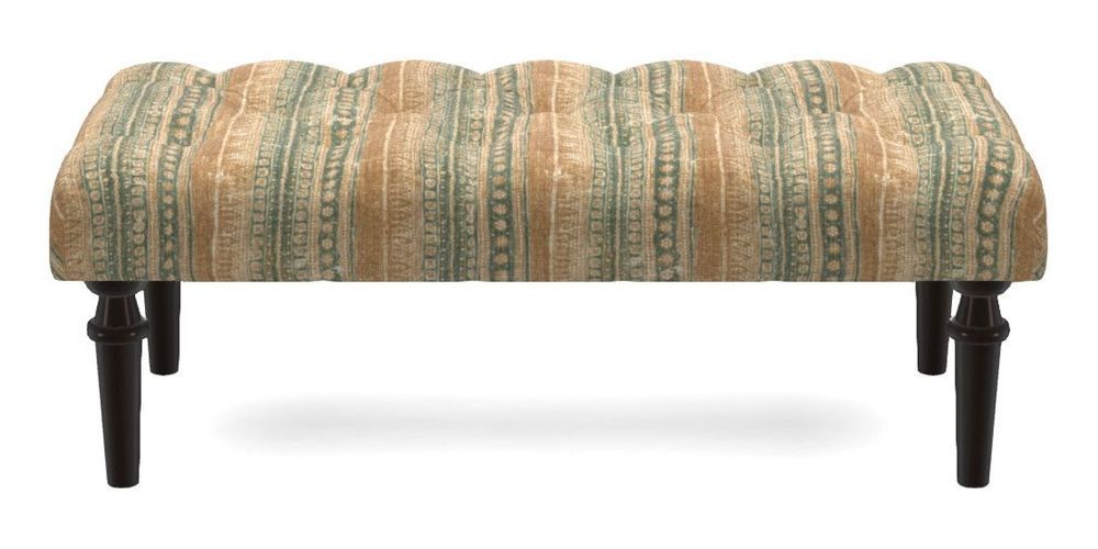 Small Buttoned Footstool