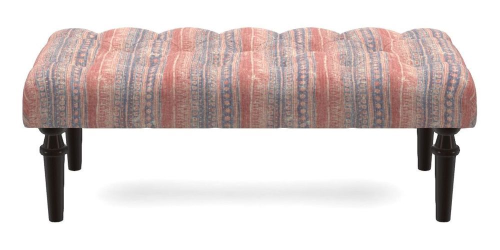 Small Buttoned Footstool