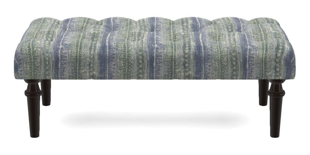 Small Buttoned Footstool