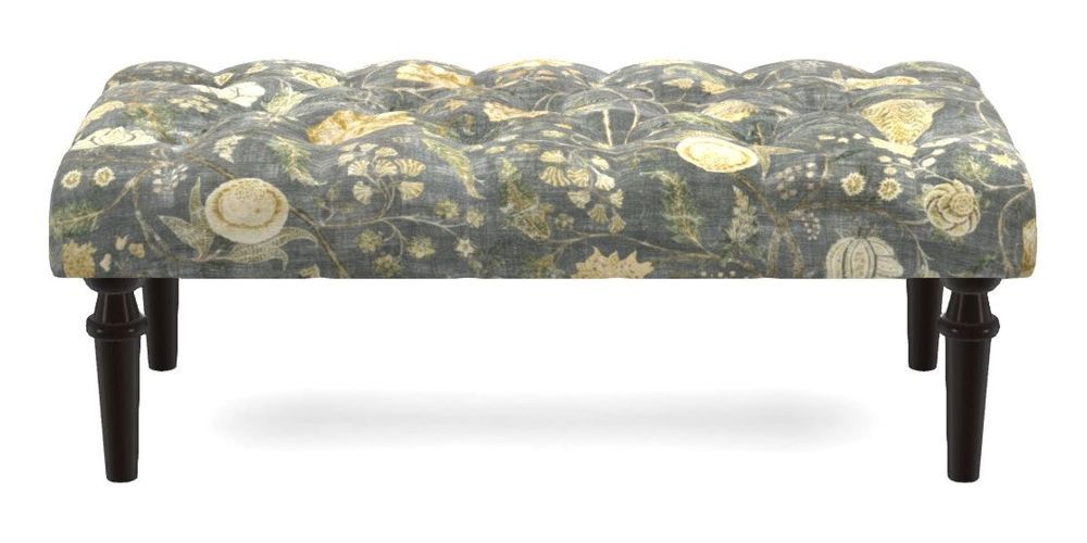 Small Buttoned Footstool