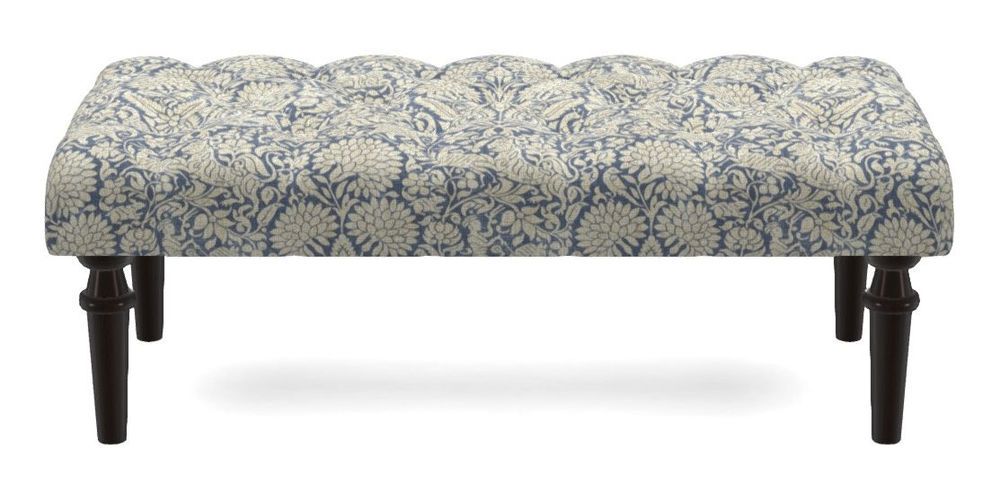 Small Buttoned Footstool