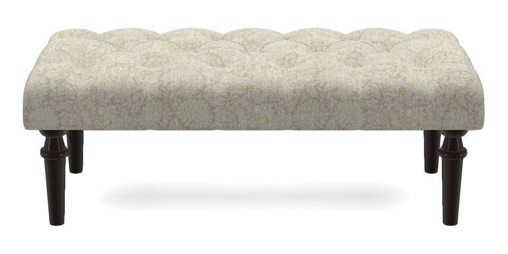 Small Buttoned Footstool